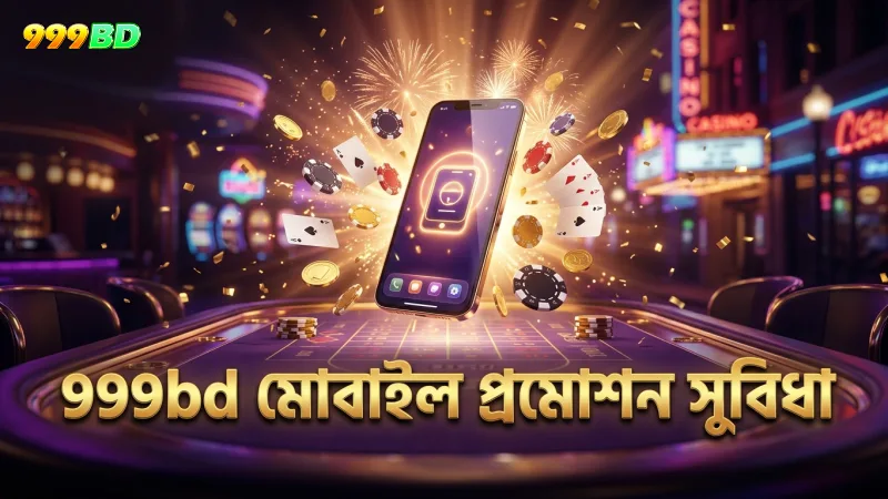 মোবাইল থেকে 999bd প্রমোশন ব্যবহার দ্রুত ও সুবিধাজনক।