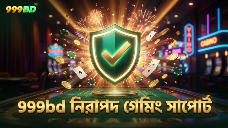 নিরাপত্তা ও দায়িত্বশীল গেমিং নিশ্চিত করে 999bd-এর গ্যারান্টিযুক্ত সাপোর্ট।