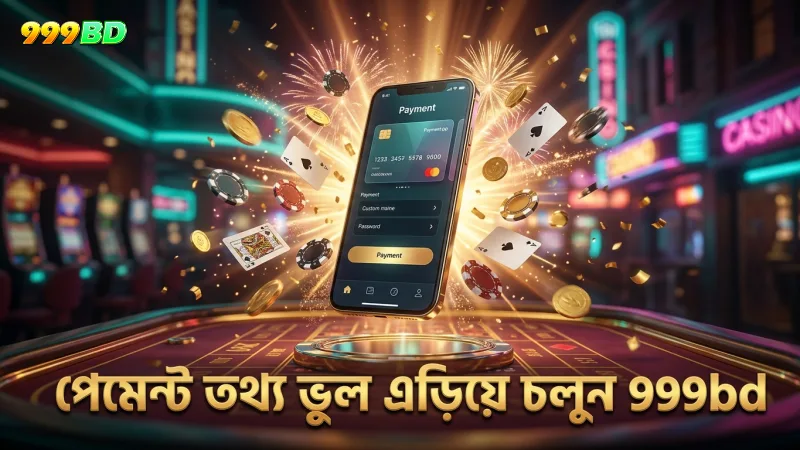 পেমেন্ট পদ্ধতির ভুল তথ্য লেনদেন ব্যাহত করে।