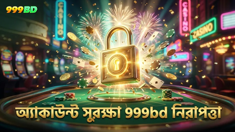 নিরাপত্তা ব্যবস্থায় 999bd অ্যাকাউন্ট সুরক্ষা সর্বোচ্চ।